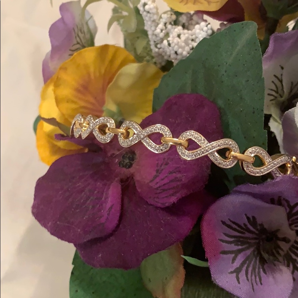 Infinity Gold/Silver Bangle